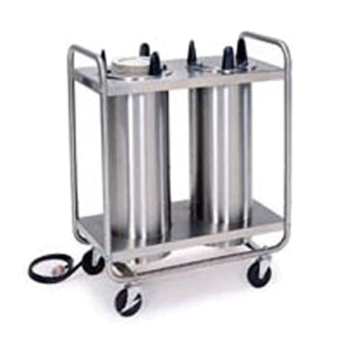 Lakeside 8406 31" Heated Mobile Dish Dispenser w/ (4) Columns - Stainless, 120v-cityfoodequipment.com