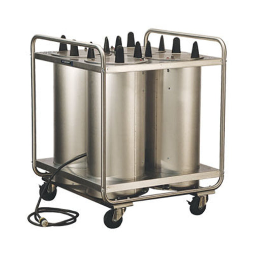 Lakeside 8410 31" Heated Mobile Dish Dispenser w/ (4) Columns - Stainless, 120v-cityfoodequipment.com