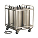 Lakeside 8410 31" Heated Mobile Dish Dispenser w/ (4) Columns - Stainless, 120v-cityfoodequipment.com