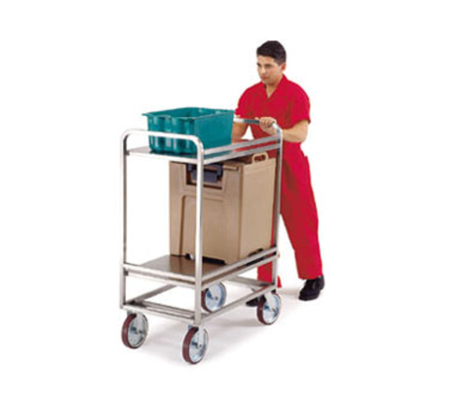 Lakeside 8840 2 Level Stainless Utility Cart w/ 1500 lb Capacity, Flat Ledges-cityfoodequipment.com