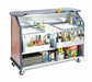 Lakeside 887 63 1/2" Portable Bar w/ 40 lb Ice Bin & Drain, (2) 7 Bottle Speed Rails-cityfoodequipment.com