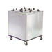 Lakeside 928 30 5/8" Mobile Dish Dispenser w/ (4) Columns, Stainless-cityfoodequipment.com