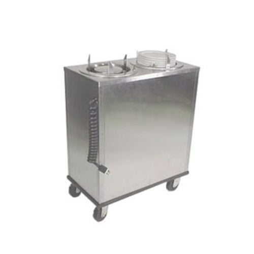 Lakeside 937 35 1/8" Heated Mobile Dish Dispenser w/ (2) Columns - Stainless, 120v-cityfoodequipment.com