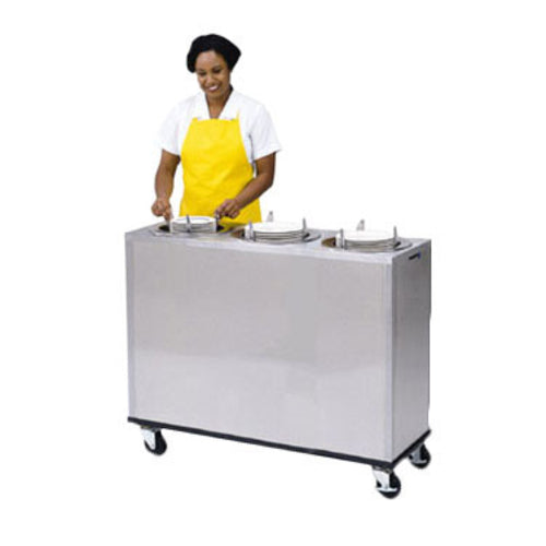 Lakeside 942 38 5/16" Mobile Dish Dispenser w/ (3) Columns, Stainless-cityfoodequipment.com