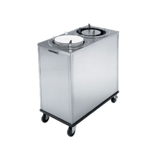 Lakeside 992 35 1/8" Heated Mobile Dish Dispenser for Oval Platters w/ (2) Columns - Stainless, 120v-cityfoodequipment.com