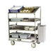 Lakeside B593 Soiled Dish Cart w/ 4 Shelves-cityfoodequipment.com