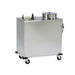 Lakeside E6208 36 1/2" Heated Mobile Dish Dispenser w/ (2) Columns - Stainless, 120v-cityfoodequipment.com
