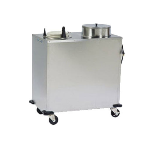 Lakeside E6210 36 1/2" Heated Mobile Dish Dispenser w/ (2) Columns - Stainless, 120v-cityfoodequipment.com