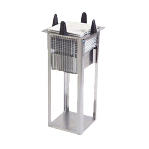Lakeside S4010 13 1/2" Drop In Dish Dispenser for Square Plates, Stainless-cityfoodequipment.com