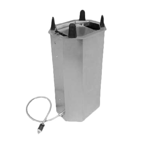 Lakeside V6011 15 1/8" Heated Drop In Dish Dispenser for Oval Platters - Stainless, 120v-cityfoodequipment.com