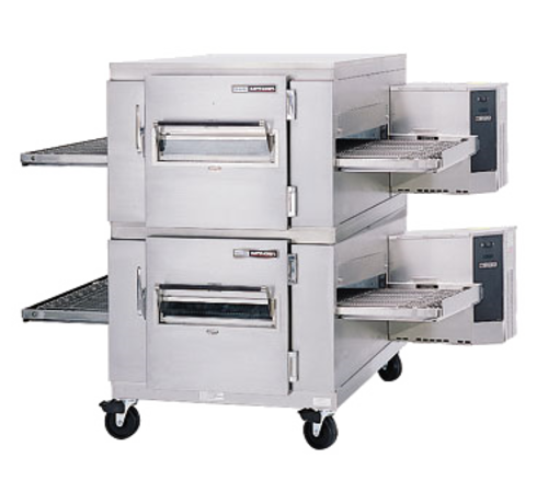 Lincoln 1400-2G 73" Gas Double Impinger Conveyor Oven - Natural Gas-cityfoodequipment.com
