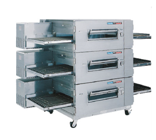 Lincoln 1600-3G 73" Gas Low Profile Triple Impinger Conveyor Oven - Natural Gas-cityfoodequipment.com
