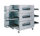 Lincoln 1600-3G 73" Gas Low Profile Triple Impinger Conveyor Oven - Natural Gas-cityfoodequipment.com