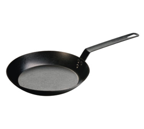 Lodge 10" Carbon Steel Frying Pan w/ Solid Metal Handle (CRS10)-cityfoodequipment.com