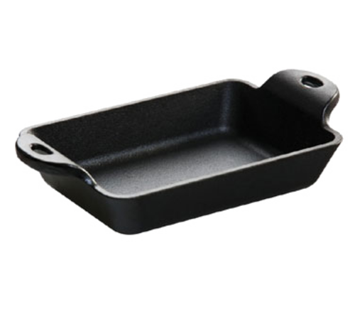 Lodge Rectangular Cast Iron Mini Server w/ 10 oz Capacity (HMSRC)-cityfoodequipment.com