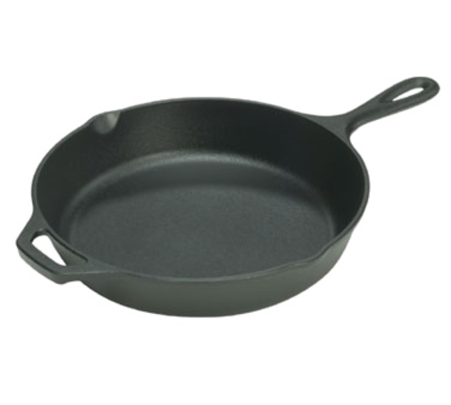 Lodge 12 9/16" Round Preseasoned Cast Iron Skillet w/ Handles (L10SK3)-cityfoodequipment.com