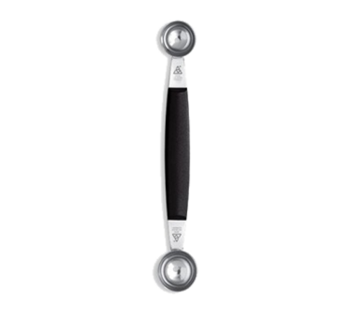 Louis Tellier Double Melon Baller - 22mm & 25 mm, Stainless Steel w/ Black Plastic Handle (100202500)-cityfoodequipment.com