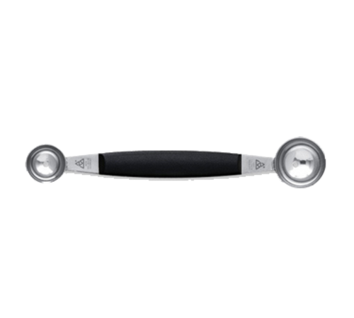 Louis Tellier Double Melon Baller - 22mm & 30 mm, Stainless Steel w/ Black Plastic Handle (100203000)-cityfoodequipment.com