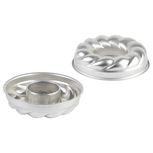 Louis Tellier 8 3/5" Trois Freres Savarin/Ring Mold - 2"H, Tin Plated (124340)-cityfoodequipment.com