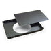 Louis Tellier Rectangular Fluted Tart Mold w/ Removable Bottom - 11 2/5"L x 8"W x 1"H, Non Stick Steel (225810)-cityfoodequipment.com