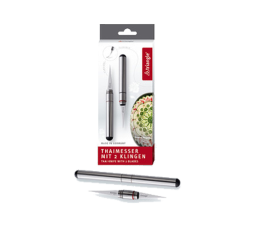 Louis Tellier Thai Knife w/ (2) Flexible Blades & Stainless Steel Covers (2666102)-cityfoodequipment.com