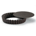 Louis Tellier 5 1/2" Round Fluted Tartlet Mold w/ Removable Bottom - Non Stick Steel (293490)-cityfoodequipment.com