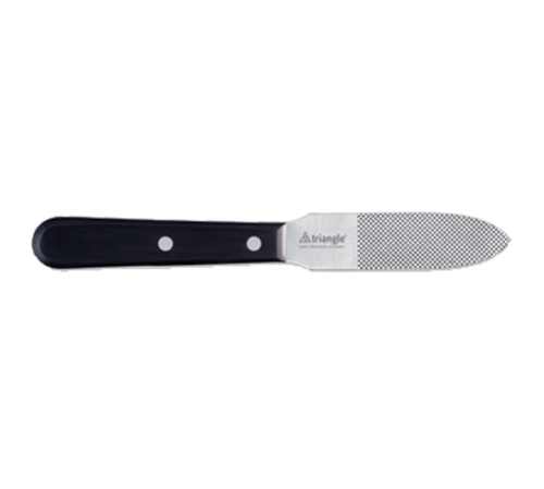 Louis Tellier Spreading Knife w/ 4" Stainless Steel Blade & Black Plastic Handle (301791000)-cityfoodequipment.com