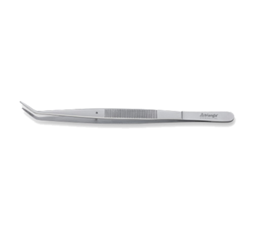Louis Tellier 6" Offset Tweezers - Stainless Steel (504881501)-cityfoodequipment.com