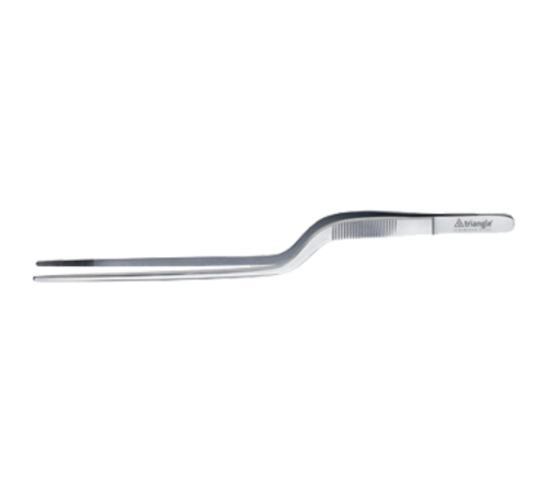 Louis Tellier 8" Double Offset Tweezers - Stainless Steel (504982001)-cityfoodequipment.com
