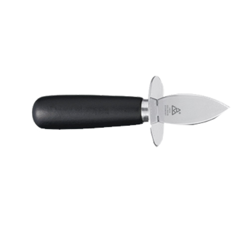 Louis Tellier Oyster Knife w/ Round Black Handle - French Style (542010602)-cityfoodequipment.com