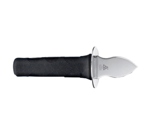 Louis Tellier Oyster Knife w/ Black Handle - French Style (542020002)-cityfoodequipment.com