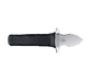 Louis Tellier Oyster Knife w/ Black Handle - French Style (542020002)-cityfoodequipment.com
