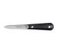 Louis Tellier Oyster Knife w/ Black Plastic Handle - French Style (542030702)-cityfoodequipment.com