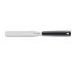 Louis Tellier 6" Decorating & Icing Spatula w/ Stainless Steel Blade & Black Plastic Handle (725091500)-cityfoodequipment.com