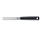 Louis Tellier 3 1/2" Offset Decorating & Icing Spatula w/ Stainless Steel Blade & Black Plastic Handle (725230900)-cityfoodequipment.com