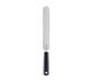 Louis Tellier 9 3/4" Serrated Cake Knife w/ Stainless Steel Blade & Black Plastic Handle (735182500)-cityfoodequipment.com