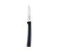 Louis Tellier Paring Knife w/ 3" Stainless Steel Straight Blade & Black Polypropylene Handle (761700800)-cityfoodequipment.com