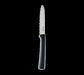 Louis Tellier Serrated Tomato Knife w/ Wavy Stainless Steel Blade & Black Plastic Handle (761891000)-cityfoodequipment.com
