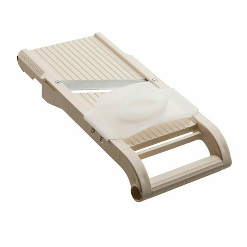 Benriner BN120 Japanese Mandoline Slicer w/ Adjustable Slicing blade - Stainless Steel Blades, ABS Plastic Frame, B-cityfoodequipment.com