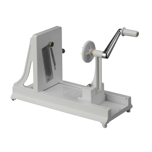Louis Tellier Manual Vegetable Spiral Slicer w/ (4) Blades - White (BN5)-cityfoodequipment.com