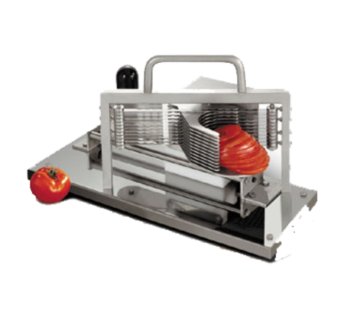 Louis Tellier Manual Tomato Slicer w/ Scalloped Blades - 1/4" Slices, Stainless Steel (CTX)-cityfoodequipment.com
