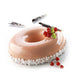 Silikomart 7" Round Savarin Shape Mold Kit - 2 1/3"H, Silicone, White (KITLADYQUEEN)-cityfoodequipment.com