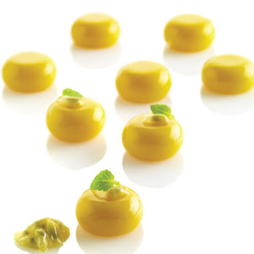 Silikomart Stone Shaped Mold w/ 35 Sections - Silicone, White (MICROSTONE5)-cityfoodequipment.com