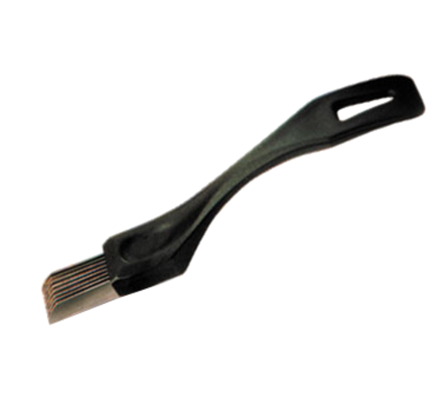 Louis Tellier 6 9/10" Handheld Multi Slicer w/ Stainless Steel Blades & Black Plastic Handle (N8008)-cityfoodequipment.com