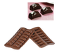 Silikomart Jack Chocolate Mold w/ 14 Sections - Silicone, Brown (SCG09)-cityfoodequipment.com
