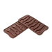 Silikomart Chocolate Spoons Mold w/ 7 Sections - Silicone, Brown (SCG28)-cityfoodequipment.com