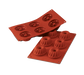 Silikomart Kougloff Mold w/ 6 Sections - Silicone, Red (SF058)-cityfoodequipment.com