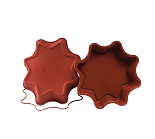 Silikomart 10 1/4" Big Star Mold - 2"H, Silicone, Red (SFT202)-cityfoodequipment.com