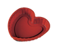 Silikomart 8 5/8" Heart Mold - 1 1/4"H, Silicone, Red (SFT210)-cityfoodequipment.com