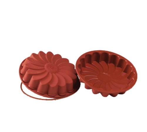 Silikomart 8 2/3" Marguerite Mold - 1 3/4"H, Silicone, Red (SFT220)-cityfoodequipment.com